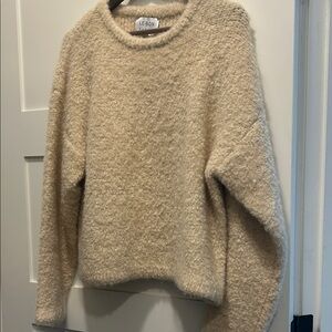 Le Bon Women's Cozy Cream Sweater